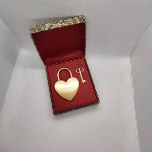 Dior - Lock with Key - Golden